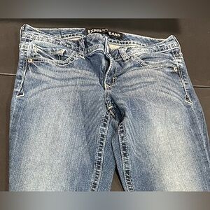 Express Women's Blue Boot Cut Jeans